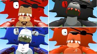 ALL NEW NIGHTMARE FOXY JUMPSCARE UPDATE 3D SANIC CLONES MEMES (3D MEMES) NPCs in Garry's Mod