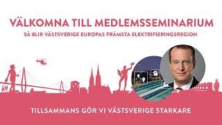 Västsverige – Europas främsta elektrifieringsregion?