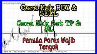 Cara Nak Buy, Sell, Set TP dan Set SL Bagi Pemula Forex