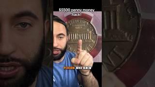 $5500 penny money hack! #moneyhack #moneyhacks #foundmoney #findingmoney #shorts