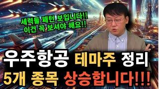 (1편) 요즘 뜨는 우주항공 테마주 2배 상승 예상!!! (후속편: 유리기판 관련주)