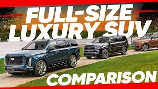 2025 Cadillac Escalade vs. Lincoln Navigator vs. Jeep Grand Wagoneer: Pure Michigan Comparison Test