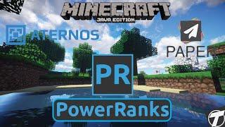 Adding Ranks & Colored Tags To Your Minecraft Server | PowerRanks | Aternos