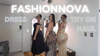 CAMI B X FASHION NOVA CURVE DRESS TRY ON HAUL + Q&A