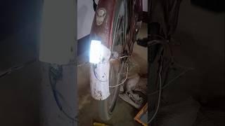 Cycle Indicator light •Dc motor |Cycle light making without Battery #freeenergy