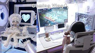 Game Vlog | 발린이 게임기록 고양이와 함께사는 집순이 칩거일상 | 요아정, 성심당 튀김 주먹밥 | 일만번의 탈출계획 아트돌 언박싱