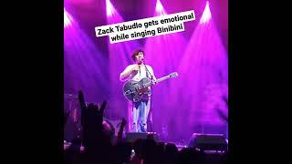 Zack Tabudlo cries while singing Binibini in his hometown..