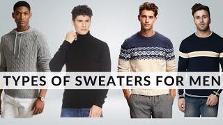 Types of Sweaters for Men with names