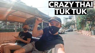 CRAZY TUK TUK EXPERIENCE IN BANGKOK THAILAND  THAILAND TRAVEL VLOG