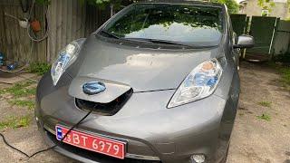 Nissan Leaf  2016 рік ,30 kwt ! Знайомство ! Здивування ! Економія !