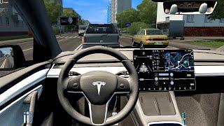 City Car Driving - TESLA MODEL Y | Normal Driving