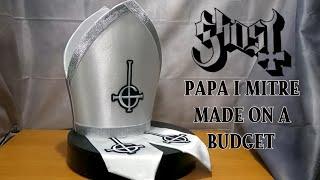 D.I.Y. Ghost Papa Emeritus I Mitre Pope Hat Made on a Budget