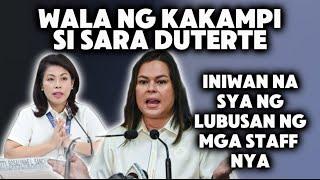 SARA INIS NA INIS KAY LOPEZ? MGA WALANG SILBE?