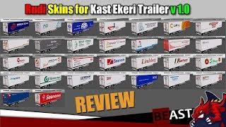ETS2 | trailer mod "Rudi Skins for Kast Ekeri Trailer v1.0" - review
