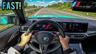 510 HP BMW M4 G82 on Autobahn! Full Send! POV