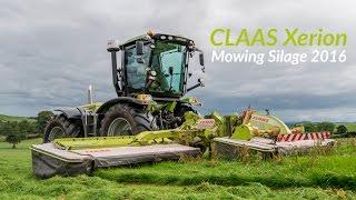 CLAAS Xerion Mowing Silage 2016 - 4K