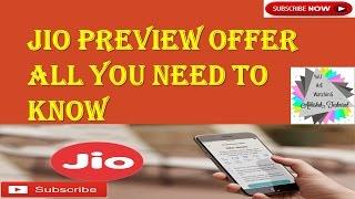 Jio Preview Offer ( All you need to know )