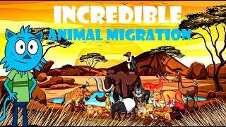 Incredible Animal Migration | Robbie the Blue Cat Explores Amazing Journeys