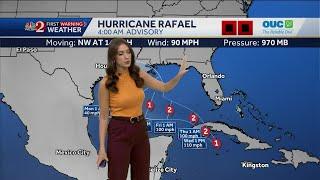 Rafael expected to hit Cuba as Category 2 storm before moving into Gulf of Mexico