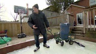 Dundas, Ont. dad builds a homemade Zamboni