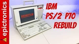 IBM PS/2 P70 Rebuilt from parts. Display repair & overclocking experiments