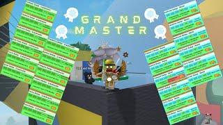 Claiming 13 Grandmaster Badges | Roblox Bee Swam Simulator|