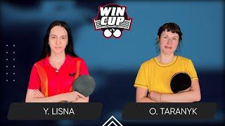 05:00 Yaroslava Lisna - Olena Taranyk 13.11.2024 WINCUP Women Professional. TABLE 1