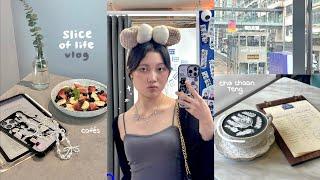 PRODUCTIVE vlog : cafes, running errands, local foods & bakeries, last days at home in hong kong