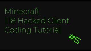 Lecture about Alt managers in 1.18 | Minecraft 1.18 Hacked Client Tutorial #5