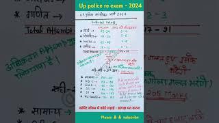 up पुलिस 2024 Expected cutoff|up police safe score 2024| up police cut off| up police cutoff #shorts