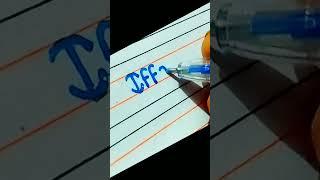 :iffat: Name Calligraphy || Lettering my subscribers names #shorts #calligraphy #handwriting