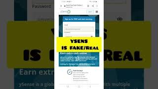 Ysens.com is Fake or Real https://www.ysense.com