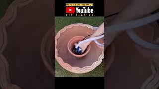 Create a Stunning DIY Fountain using Flower Pots