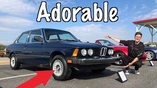 This 1983 BMW Has The SMALLEST Wheels I Have Ever Seen!