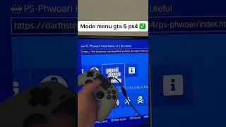 #shorts #shorts MOD MENU GTA 5 PS4 2023 