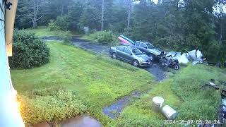 Windmill blade strikes railroad bridge in Stockton Springs, Maine