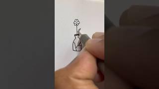 Cool things to draw when you're bored  #shorts #drawingtutorial #art #satisfying