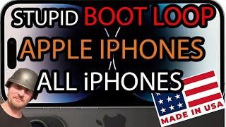 iPhones most common boot loop problem in most all new iPhones 2024