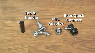 CanKeg Pro Tap Kit Assembly