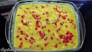 CUSTARD FRUITS SALAD RECIPE