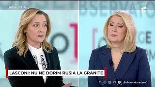 Președinta USR, Elena Lasconi, în direct la Antena 1. Miza alegerilor din 1 și 8 decembrie.