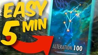 ALTERATION Level 100 in 5 Minutes (EASY SIMPLE GUIDE) Telekinesis Spell Location!! (2022)