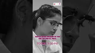 Manu Bhaker in the 10m Air Pistol Finals | Paris 2024 | LIVE on JioCinema & Sports18