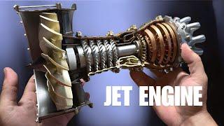 DIY Jet Engine | SIMPLE BUILD | 1/20 Scale Model Kit TR 900 ​⁠