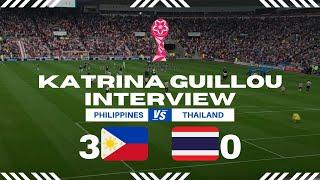 Post-Match Interview: Katrina Guillou Philippines  3-0 Thailand  (2022 AFF Women's Championship)