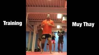 Thaiboxing David Lacoste Training!!!