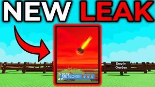 DEVELOPER Just LEAKED The CRAZIEST ADMIN WEATHER EVENT! (Grow a Garden)