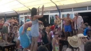 Heath Holme at Bora Bora beach party