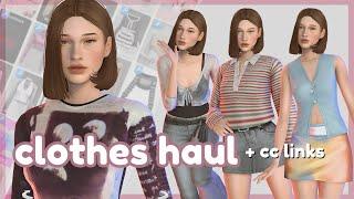 MUST HAVE CLOTHES + Links ️ Sims 4 CC Haul