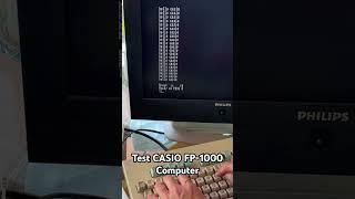 Simple hello world with CASIO FP-1000 BASIC